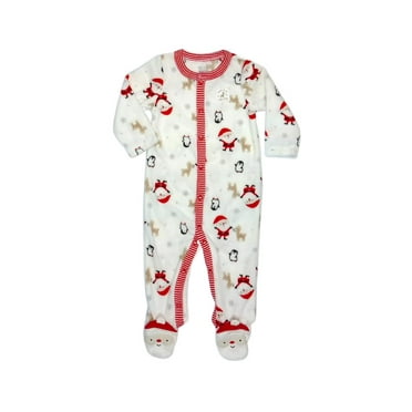 Carter's Just One You Baby Fleece Sleep N' Play - Santa's Helper, Size 9 Months
