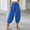 Blue, variant on Women's Plus Size Harem Pants Summer Casual Boho Lounge Pants Loose Fit Barrel Leg Palazzo Trousers XXL