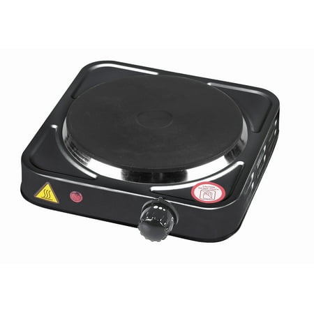 Emerald Electric Single Burner in Black with Coil Less Top