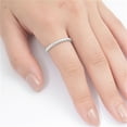 thumbnail image 4 of Eternity Rope Chain Design Ring .925 Sterling Silver Band Jewelry Female Male Unisex Size 8, 4 of 4