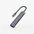 thumbnail image 1 of Adaptador Ethernet Hub USB C, estación de acoplamiento 5 en 1, adaptador USB-C con USB-C PD 60 W, audio de 3,5 mm, 2 USB 2.0, USB 3.0, para MacBook Pro/Air M1, iPad Pro/Air, Surface Pro 5, 1 of 6