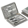 thumbnail image 1 of Stainless Steel Manicure Sets Pedicure Kits Personal Care Tools with PU Leather Case, 1 of 5