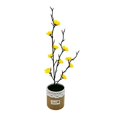 thumbnail image 2 of Simulation Wintersweet Potted Home Decoration Plastic Plant Ornaments, 2 of 9