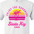 thumbnail image 4 of Inktastic Summer Enjoy the Sunshine Siesta Key Florida in Pink T-Shirt, 4 of 5