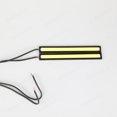 thumbnail image 2 of 2pcs White 12V LED Strip DRL Daytime Running Lights Fog COB Car Lamp Waterproof, 2 of 10