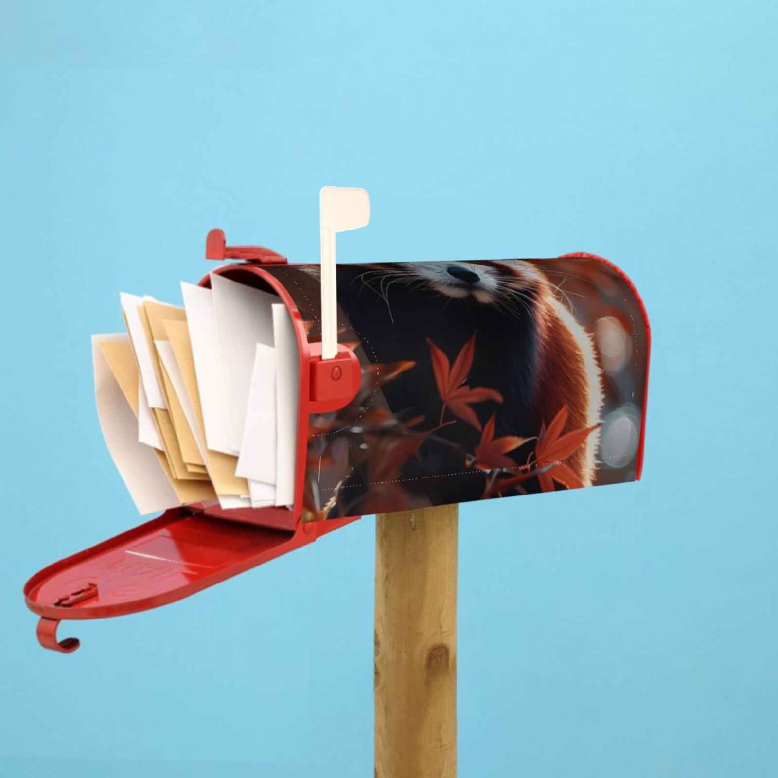Kdxio Magnetic Mailbox Cover 25.5x21 in Mailbox Cover Outdoor Decoration Holiday Mailbox Covers for Home Garden Yard-25.5x21 in