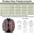 thumbnail image 3 of Ketyyh-chn99 Men's Warm Lined Plaid Flannel Shirt Jacket Button Down Long Sleeve Winter Coats Red,4XL, 3 of 3