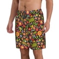 thumbnail image 2 of KLL Paisley7 Men's Casual Summer Beach Shorts Hawaiian Shorts with Pockets-Large, 2 of 5