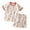 Pink C, variant on Bovxnpu Summer Boys Girls 2 Piece Outfits, Toddler Girls Casual Clothing Set, Toddler Kids Short Sleeve Shorts Casual Loungewear Thin Home Clothing 3-4 Years