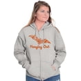 thumbnail image 3 of Cute Haunted House Halloween Bat Zip Up Hoodie Men's Women's Brisco Brands L, 3 of 6