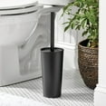 thumbnail image 2 of mDesign Steel Toilet Bowl Brush/Holder Bathroom Storage Combo - Black, 2 of 6