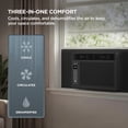 thumbnail image 6 of TCL 5,000 BTU Window Air Conditioner (Black) - Cools up to 150 sq ft, High-Efficiency with up to 16% Energy Savings, 3-in-1 Cooling, Fan, & Dehumidifier, Comfort Tracking Remote - W5WC72-B, 6 of 23