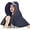 Black, variant on Full Face Sun Protection & Big Brim Shawl & Sun Hat, Hat with Neck Cover Outdoor Summer Beach Suns Hats for Women