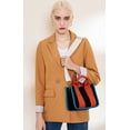 thumbnail image 6 of CoCopeaunt Tote Bag Casual Stylish Stripe Stachel Bag Women Quilted Students Shoulder Bag Canvas Bag, 6 of 7