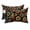 Brown, Gold, Red, variant on Middle Century Outdoor Pillows for Chaise Lounge Chair Waterproof Lumbar Pillows with Insert&Adjustable Strap Beach Headrest Pillow Abstract Geometric Colorful Rings Vintage Pool Pillow 11"x16"