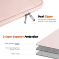thumbnail image 3 of MoKo 9-11 inch Tablet Sleeve Case, iPad Protective Bag Carrying Case , Pink, 3 of 8