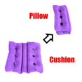 thumbnail image 3 of Baohd Coussin Gonflable à Air Pliable Chaise de Fauteuil Roulant Violet, 3 of 6