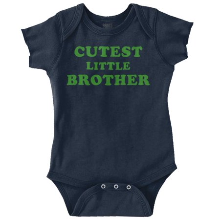 

Brother Newborn Infant Bodysuits For Boys Cutest Little Cool Younger Son Birthday Shower