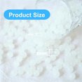 thumbnail image 2 of Topboutique White Glass Round Beads Bracelet Loose Beads Beads Imitative Gemstone Beads Crystal Beads Glass Beads for Bracelet Beading Crystal Jewelry Making DIY Necklace Earrings,150 Pcs 8mm, 2 of 7