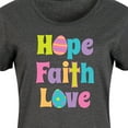 thumbnail image 3 of Instant Message - Hope Faith Love - Women's Any Way Dress, 3 of 6