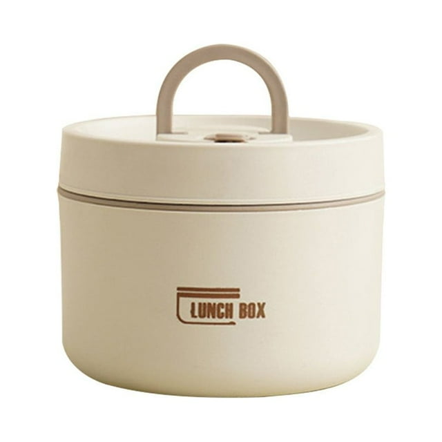 JUNWELL Clearance Portable Insulated Lunch Container Set Stackable Stainless Box with Thermal Bag Leakproof Double Insulation Food Storage Lunchbox for School Work Picnic Travel Ideal for