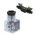 thumbnail image 1 of FAGINEY Solenoid Valve Accessories Solenoid Valve, Solenoid Coil Plug, 5pcs Good Performance Waterproof For Electronic Instruments Industrial Products, 1 of 8