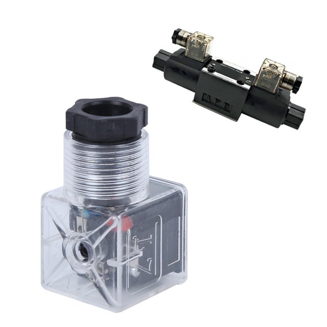 FAGINEY Solenoid Valve Accessories Solenoid Valve, Solenoid Coil Plug, 5pcs Good Performance Waterproof For Electronic Instruments Industrial Products