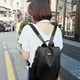 thumbnail image 2 of Minimalist Anti Theft Backpack Purse, Convertible Two-way Daypack, Portable College School Bag & Travel Bag, 2 of 4
