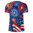 thumbnail image 4 of LYXSSBYX 4th of July Shirts for Men Big and Tall Summer Fashion Casual Men's Round Neck Printed T-Shirt Top, 4 of 5