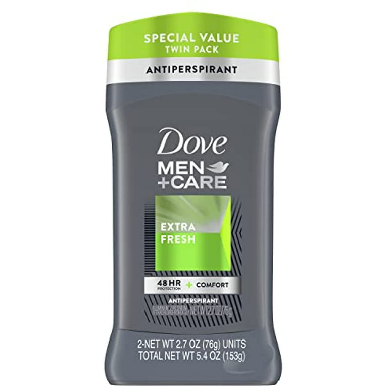 stivhed rolige røgelse Dove Men+Care Antiperspirant Deodorant 48-Hour Wetness Protection Extra  Fresh Non-Irritant Deodorant For Men 2.7 Oz 2 Count - Walmart.com