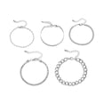 thumbnail image 1 of Fiudx Juego de Pulseras de Diamantes de Imitación, 5 Piezas de Joyería de Estilo Vintage, Diseño de Cadena de Cobre Ajustable, Accesorio de Moda Versátil, Ideal para Fiestas, Viajes de Trabajo, Unise, 1 of 3
