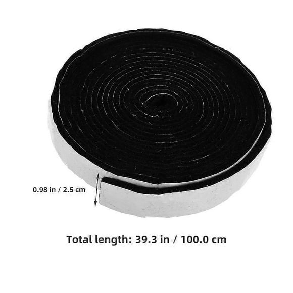 Oven Gasket Ceramic Grill Felt Strip for Home Users Black Felt Material Prevent Heat Loss 1Pcs