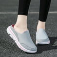 thumbnail image 3 of Women and men Closed Toe Backless Summer Breathable Walking Shoes with foot arch pad Lightweight Walking Shoes, 3 of 7