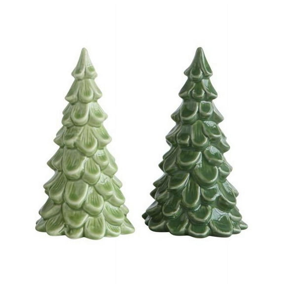 5.5 in. Tree Figurine, Assorted Color - Pack of 4