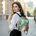 thumbnail image 6 of Quilted Backpack Fashion Backpack 10.23*5.11*12.59 Inch Women's Fashion Backpack Picnic Shopping Travel Out Sports backpack Cute Dogs and Butterflies, 6 of 7