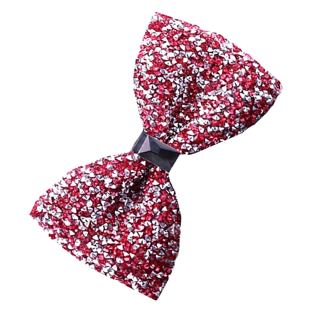 Qarigey Lazos de diamantes de imitación, lazos de cristal, corbata ornamental ostentosa, accesorio de ropa ajustable a la moda para banquetes y Accesorios de disfraces veintidós Qarigey AP009820-22B