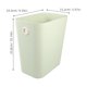 thumbnail image 4 of GOOHOCHY Cubo de basura rectangular de 8 l, delgado, con tapa abierta, de plástico, pequeño, para interior, oficina, baño, cocina y sala de estar., 4 of 8
