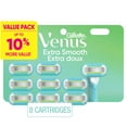 thumbnail image 1 of Gillette Venus Extra Smooth Women’s Razor Blades, 5-Bladed Razor Refills 8ct, 1 of 15