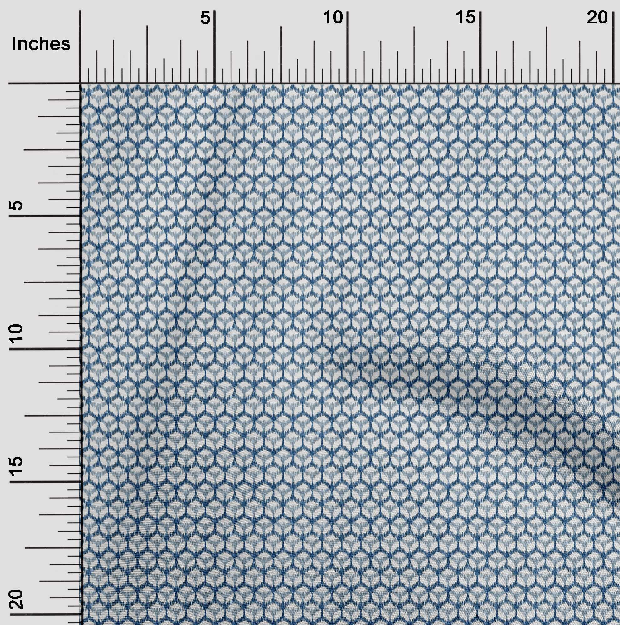 oneoone cotton cambric fabric honeycomb ikat printed craft fabric bty 56 inch wide walmart com