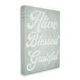 thumbnail image 3 of Stupell Industries Alive Blessed Grateful Vintage Tree Pattern Phrase Graphic Art Gallery Wrapped Canvas Print Wall Art, Design by Daphne Polselli, 3 of 7