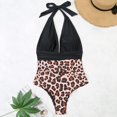 thumbnail image 5 of VerPetridure Women's One Piece Bathing Suit High Waisted Tummy Control Swimsuits for Womens Summer Floral Print Sexy Crewneck Swimwear, 5 of 6