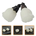 thumbnail image 5 of Stylish Bodhi Root Tulip Pendant for Keychain Making 2Pcs DIY Charms, 5 of 5