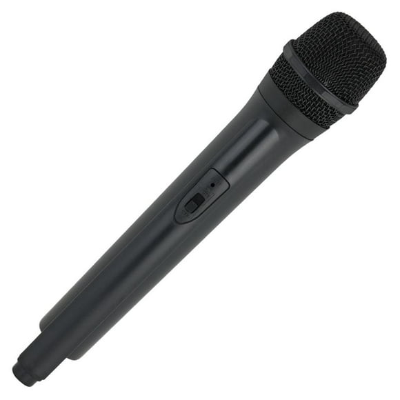 Microphone Classique Accessoires Faux Micro Jouet Portable Noir