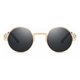 thumbnail image 2 of Round Sunglasses Metal Gold Black Lens - Gold Frame, 2 of 2