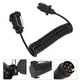thumbnail image 3 of Cable de Extensión para Remolque ANGGREK Enchufe de 7 Pines Resorte 98,4 Pulgadas 12V Negro, 3 of 7