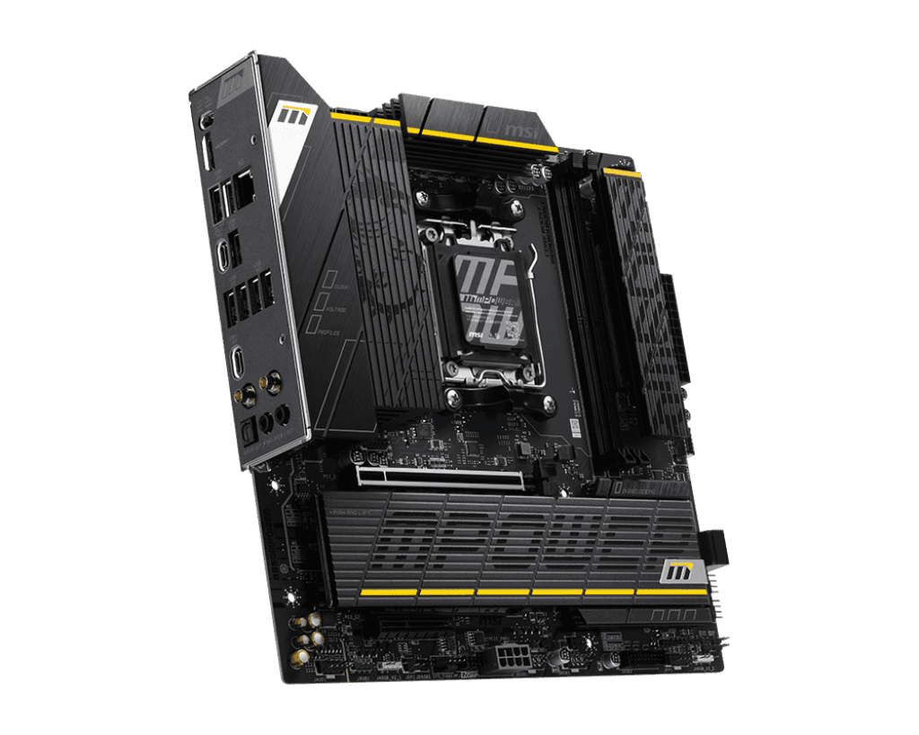 MSI B850MPOWER AM5 AMD B850 PCIe 5.0/4.0 USB 20/10/5Gbps Type C/A Wi-Fi 7 Micro-ATX Motherboard