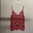 thumbnail image 3 of Ailaofu Women V Neck Sequin Tank Top See Through Strap Camisole Beaded Top Going Out Party Outfits, 3 of 6