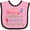 Pink and Black, variant on Inktastic Chiropractor Like Mommy Boys or Girls Baby Bib