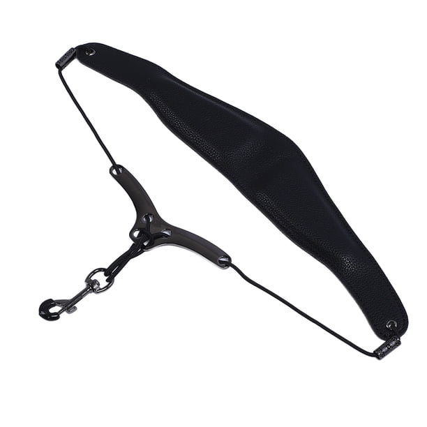 Correa Para El Cuello Para Saxofón, Correa Para Saxofón De Cuero De Microfibra Y Aleación De Zinc, Accesorios Ajustables Para Instrumentos Con Gancho De Metal Para Saxofón Alto