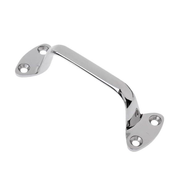 ISURE MARINE 316 Stainless Steel Large Cleat Door Grab Handle Handrail Pull Replacement 150mm for Boat Yacht